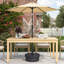 Base de parasol d'extérieur pliable robuste