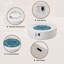 Ensemble table et foyer extérieur au propane-1032322631