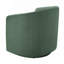 Fauteuil demi-tonneau pivotant vert-693468378