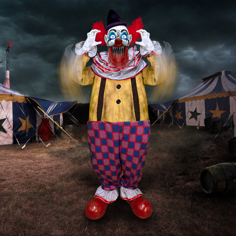 Signe de clown avec bras étonnants