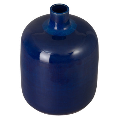 18 in. H Round Ceramic Vase with High-fire treatment