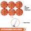 Shootout - Jeu d'arcade d'intérieur pliable robuste avec panneau de style pro incassable - Jeu d'arcade de basketball pliable pour 2 joueurs
