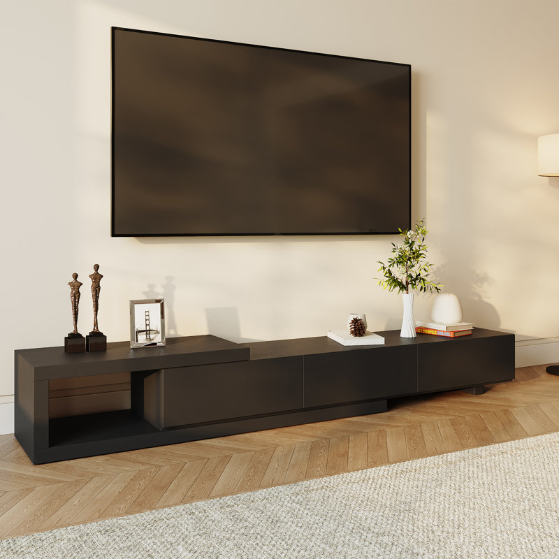 Tenita 70.86'' W Storage Credenza, Black