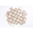 Perfection 2.6" X 2.4" Porcelain Arabesque Mosaic Tile-111026688