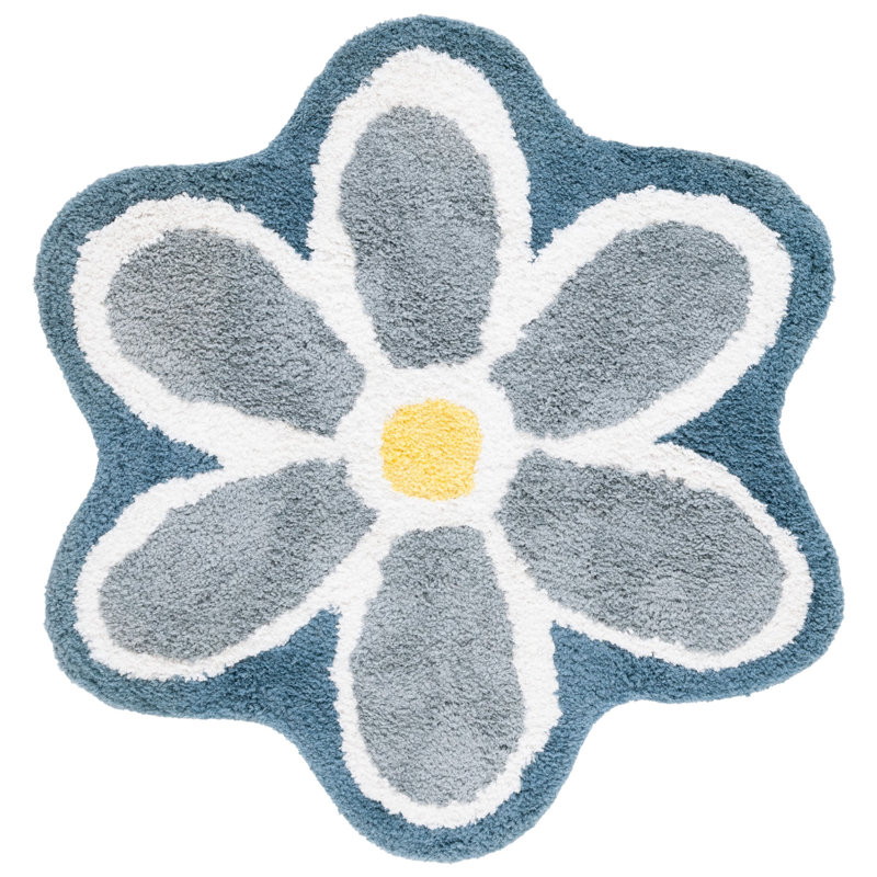 Jocile Novelty Hand Tufted Performance Rug, Round 5'