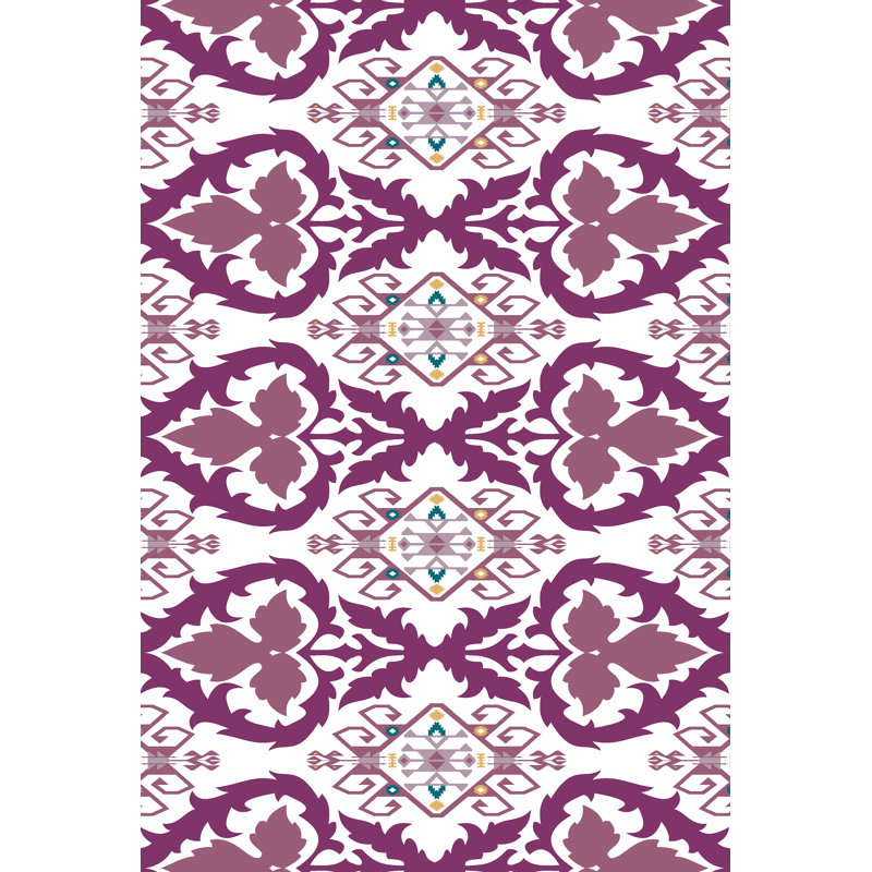 Chenille Ikat Indoor Rug, Rectangle 5' x 7'