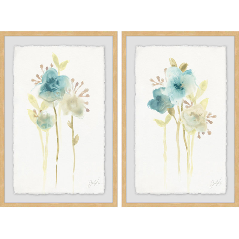 Bluebell III - ensemble de 2 reproductions de cadres photo, H 36 po x l 24 po x L 1,5 po