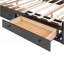 Grand lit en bois avec armoire tout-en-un, tablette et prises, gigogne simple TG, espresso-801493244