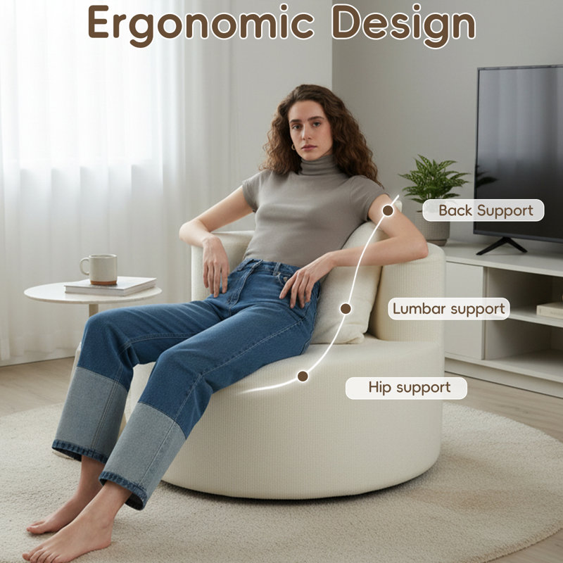 1 Seater Cotton Sofa