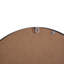 Miroir ovale en fer, miroir de salle de bain, miroir de maquillage, H 40 pi x L 26 pi, cadre en métal-906237250