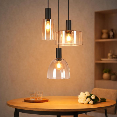 3 - Light Matte Black Pendant