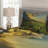 Bunny Farmhouse / Country Polyester Coverlet