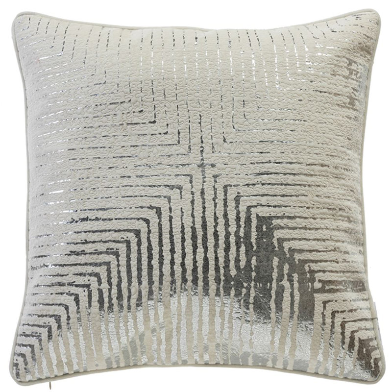 Housse et insert de coussin en velours abstrait Abstract