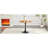 Round Dining Table, 31.5" Circle Tulip Table With Thickened Tabletop & Metal Pedestal, Mid Century Modern Bistro Table For Kitchen, Small Places, Living Room, Cafe (Faux Wood)-169235272-169235275-169235274