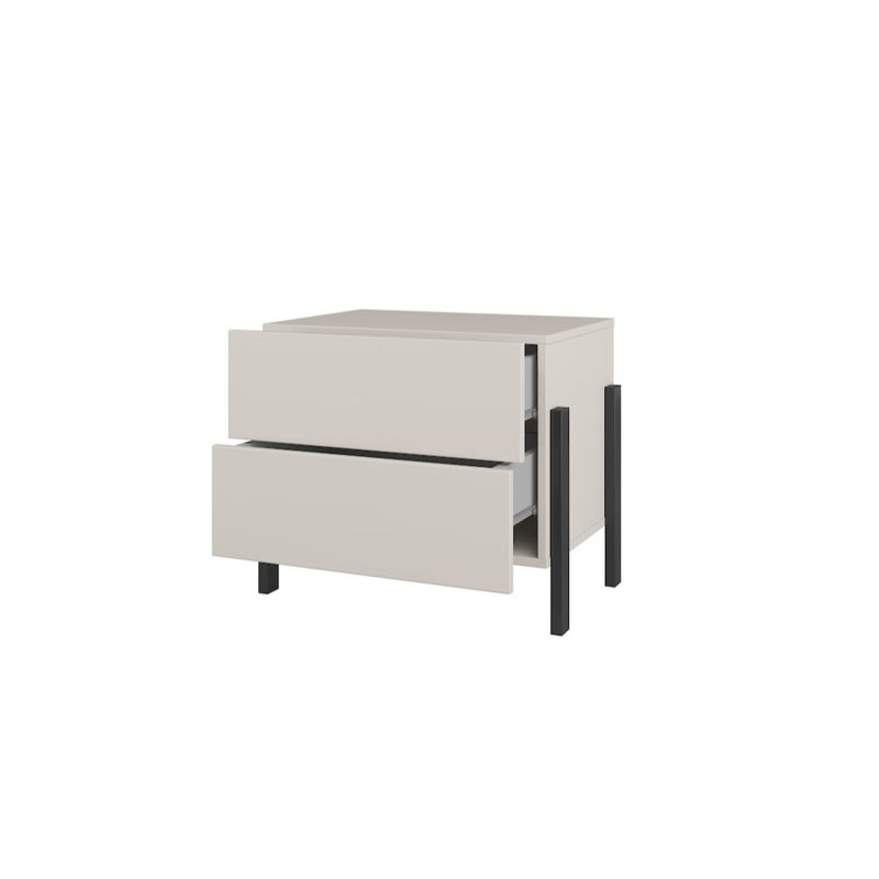Syohei 55cm W Manufactured Wood Bedside Table
