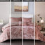 Édredon simple en velours Blush - Diamant, avec coussin pour faciliter le lavage et le repassage-129761635-129761637