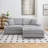 79.3''Modern Corduroy L-Shaped Sectional Sofa with Ottoman-1469896735-1508237287
