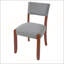 Ensemble de salle à manger 4 pièces avec table en faux marbre, chaises rembourrées et banc, conception peu encombrante pour les salles à manger modernes, gris-129945729