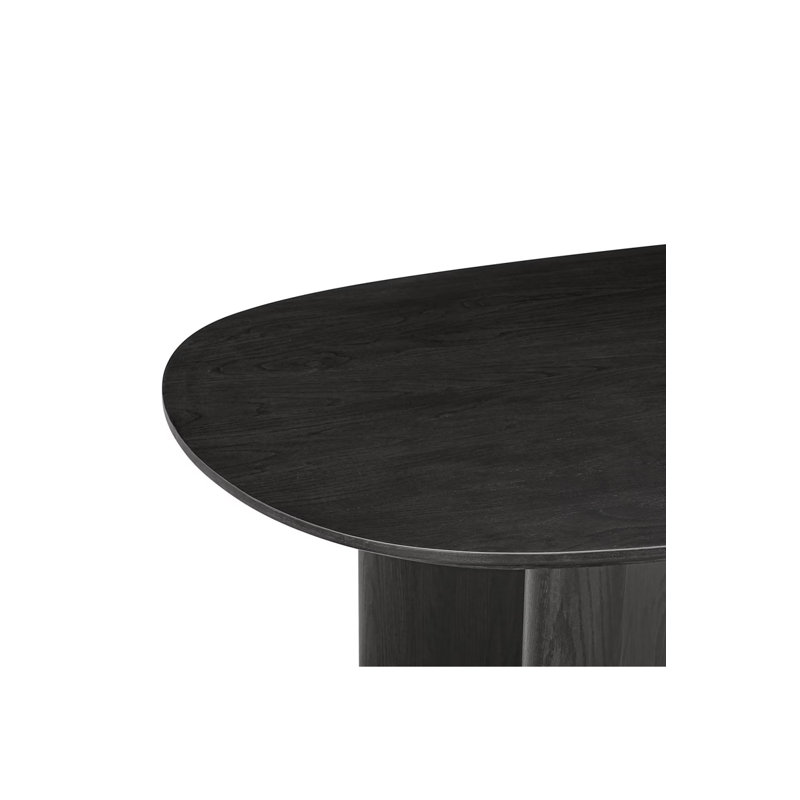 Dining Table, 30"H x 87"L x 37"W, Black