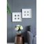 S/2 15.57x1.2x15.7" Shadow Box Wall Décor