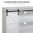 Youssouf 57.8" Wood Tv-Stand With Barn Doors For Tvs Up To 60"-1920360141