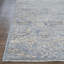 Tapis bleu / gris à motif floral Lincoln-1219010419