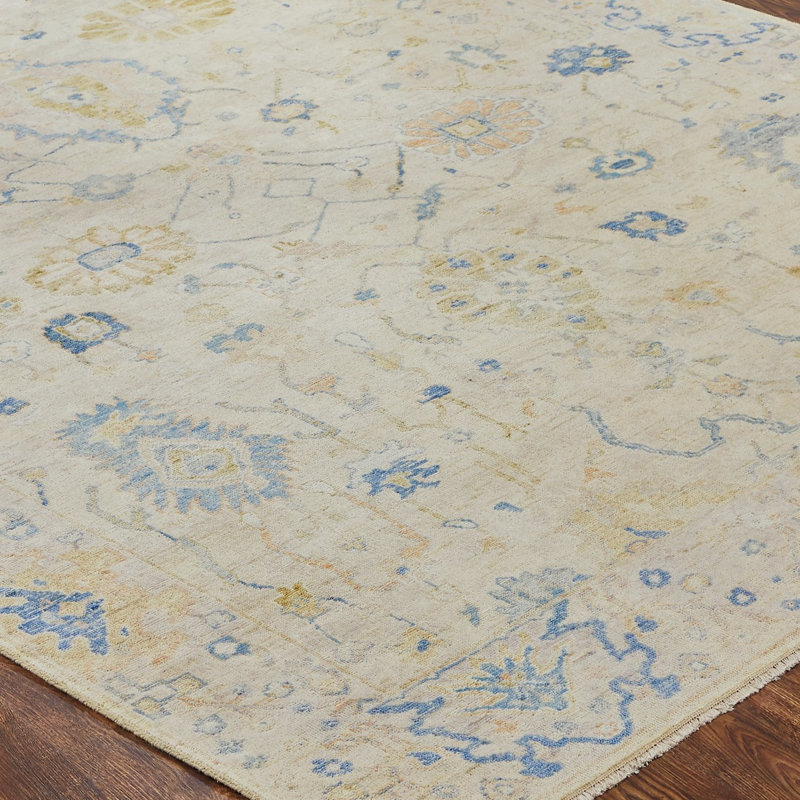 Galena Hand Knotted Wool Oriental Area Rug, Rectangle 8' x 10'
