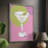 Martini Framed Print - Solid Wood-388651734