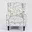 Upholstered Chenille Armchair-1093260778