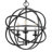 Birchberry 3-Light Spherical Indoor Chandelier