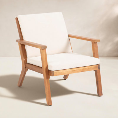 Channing Wood Outdoor Lounge Chair