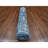 2'6" x 7'11" Duke Blue Aryana Mamluk Design Hand Knotted Soft Wool Runner Rug