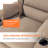  360° Swivel Rocking Recliner Chair for Nursery Bedroom with Massage and Heating-55405479