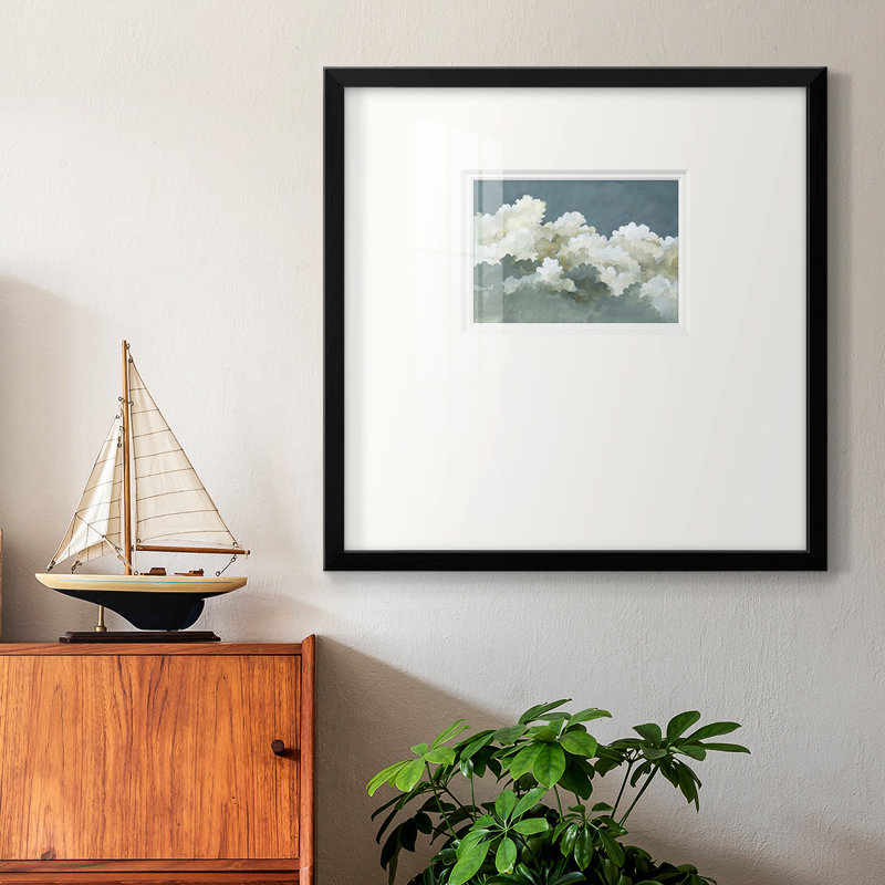«Big Clouds Iiompemium», reproduction encadrée, H 17 po x l 17 po x P 1,25 po