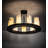 Glass Semi Flush Mount