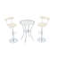 Tables de salle à manger avec rangement (table seulement, sans chaises, avec plateau et pieds) Petite cuisine moderne en acier et verre