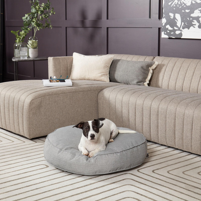 Lit-coussin pour chien Gordie, Moyen (l 30 po x P 36 po x H 5 po), Gris