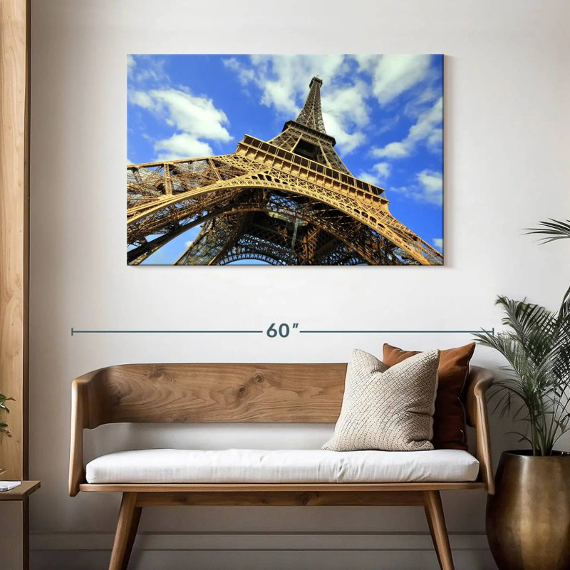 Lilie Towering Eiffel Tower Paris, 30" H x 45" W