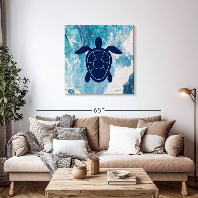 Brampt Abstract Ocean X, 36'' H x 36'' W