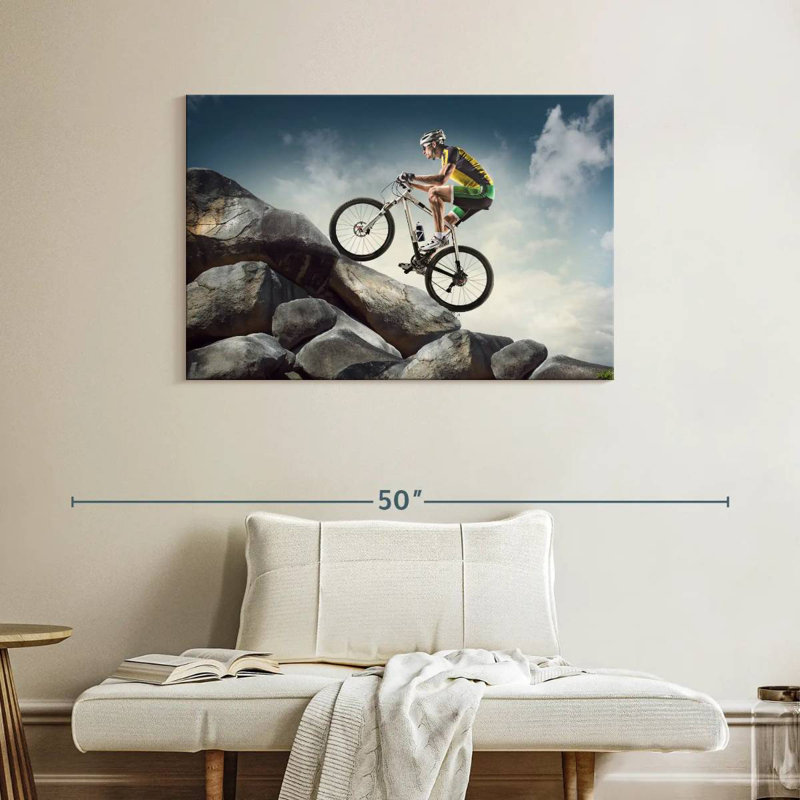 Mehar Cyclist Uphill, H 26 po x l 39 po