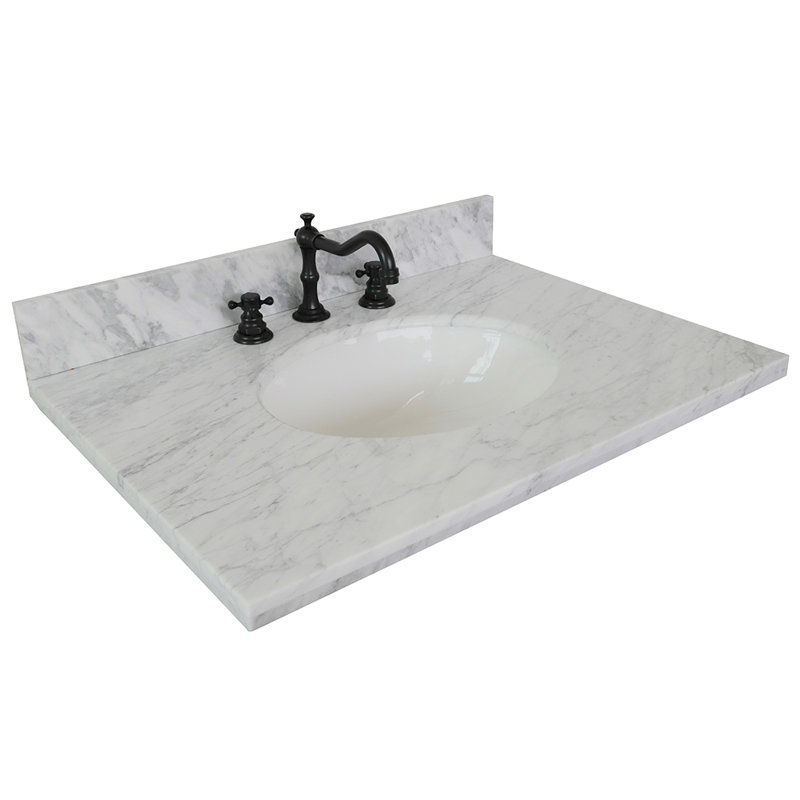Plateau de meuble-lavabo simple 31 po