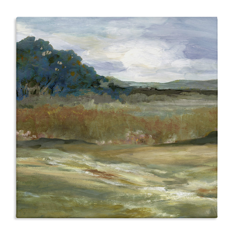 Visage de campagne champêtre, art mural par Carol Robinson, H 17 po x l 17 po