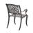 2 Cast Aluminum Dining Chair - Black Mesh Chairs, For Outdoor Use, Fits Patio, Deck, Backyard Chairs   Of 2  Mesh, , Patio Deck