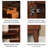 Nut-Brown Solid wood Shoe Storage
