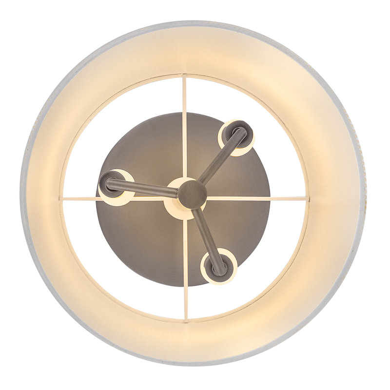 Hinkley Clive Small Semi-Flush Mount, Slate Bronze