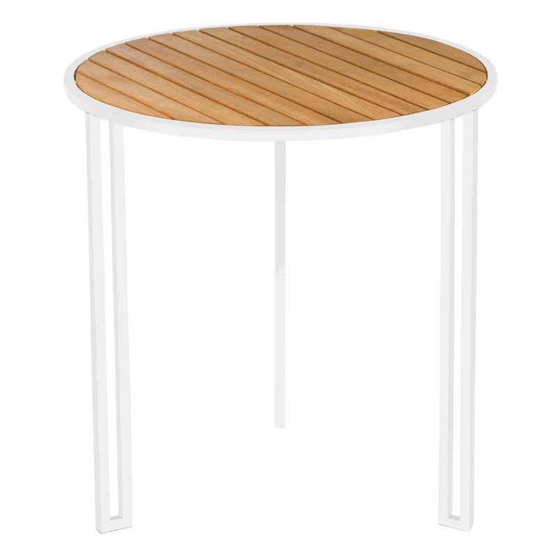 Table bistro Grace, Blanc lisse