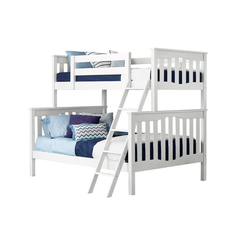 Edington Kids Twin Over Full Bunk Bed, White