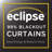 Eclipse Solid Thermapanel Room Darkening Rod Pocket Curtain, Window Curtain for Bedroom and Living Room, (1 Panel), 54 in Wide x 54 in Long, Blue-2115265947-2129112917