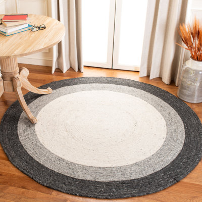 Corley Hand Woven 0.6 Wool, 0.4 Cotton Geometric Rug