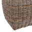 Panier haut gris en rotin Kubu